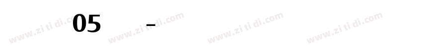 Erato W05 Bold字体转换